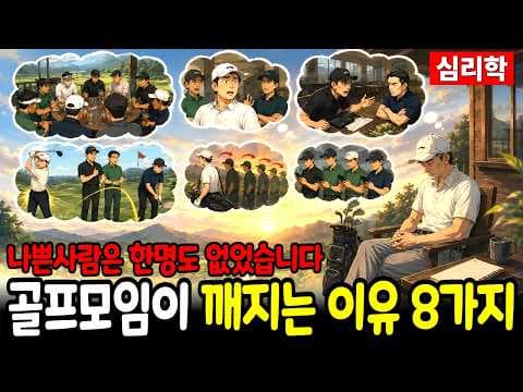 총무가 조용해진 날, 모임은 끝났습니다 | 골프 모임 심리학